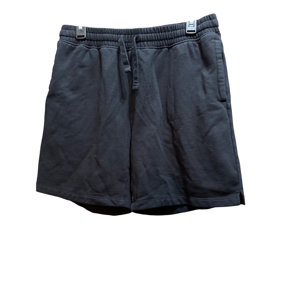 Old Navy Mens Sweat Shorts‎ Black Fleece Drawstring Lounge Athletic Size M